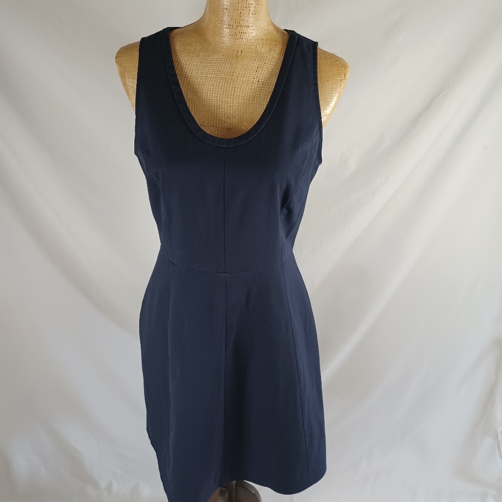 J Crew Blue Shift Dress Size 4
